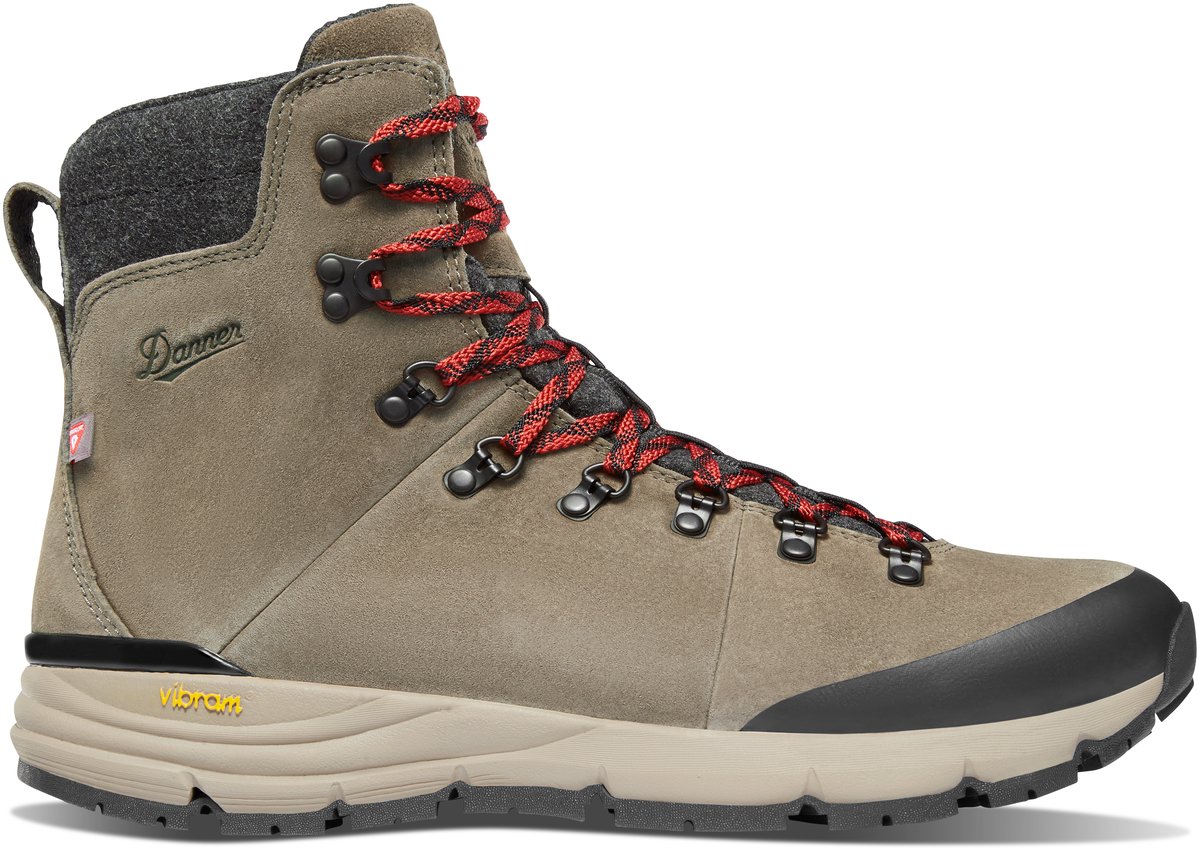 Arctic 600 Side-Zip 7" Brown/Red 200G