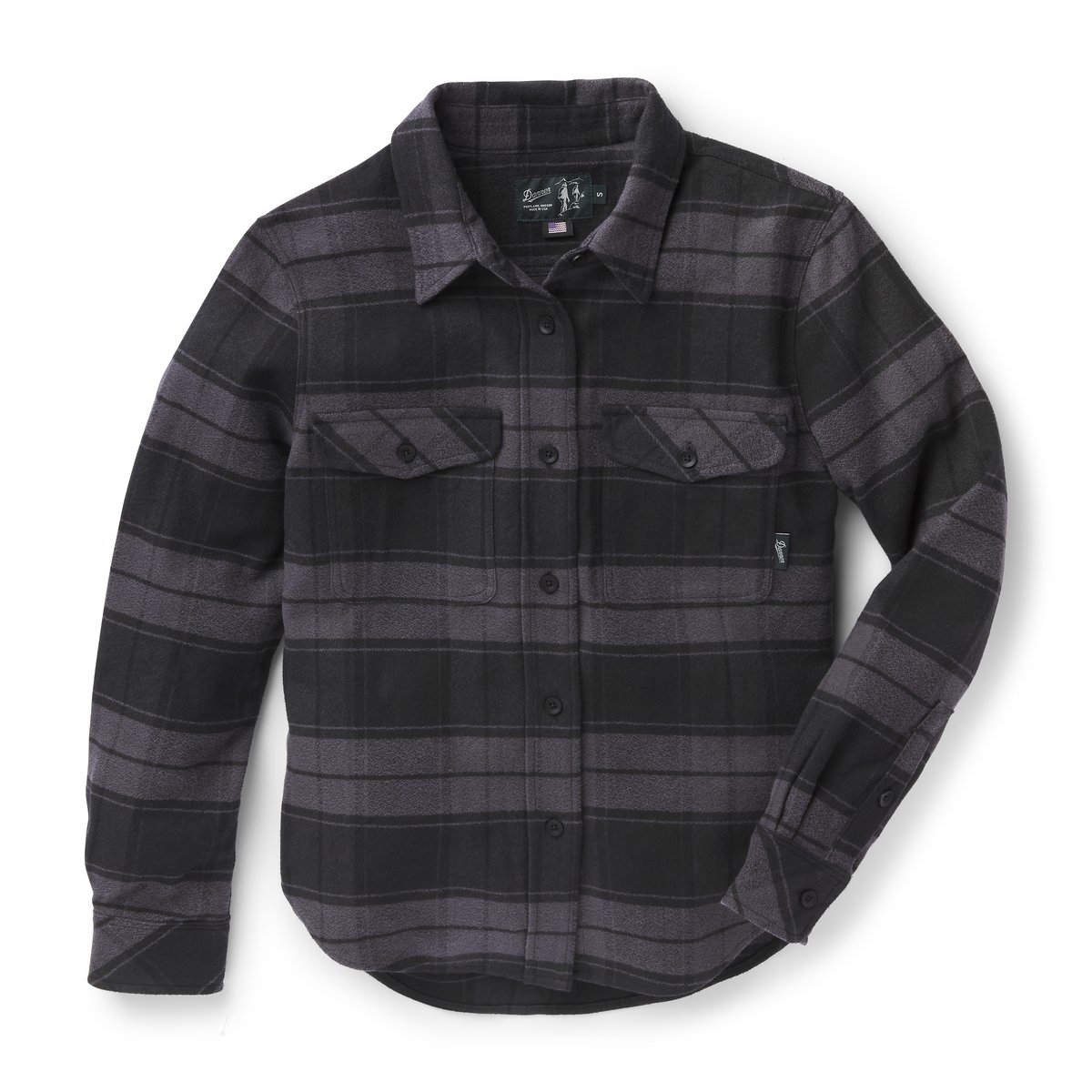 Danner Sauvie Cotton Flannel Black Plaid